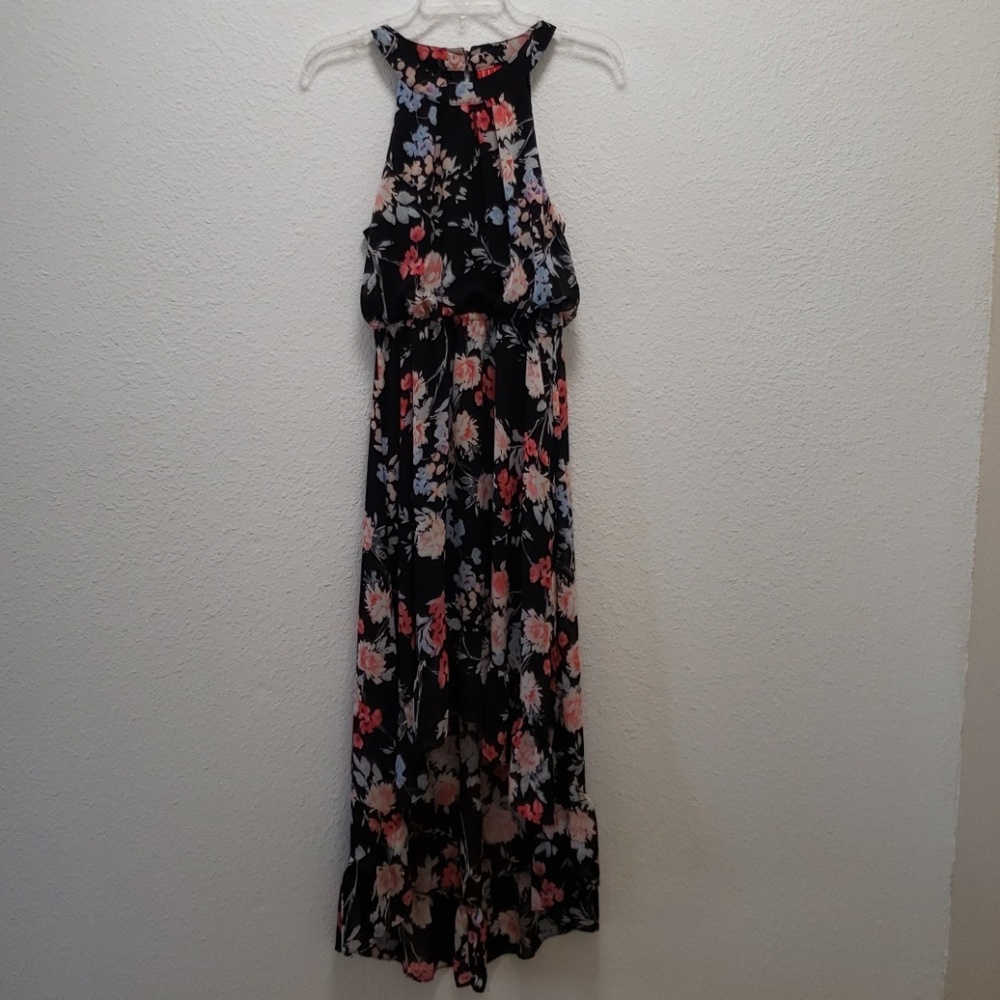 Elle high low maxi dress small